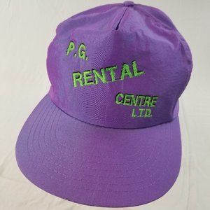 PG RENTAL CENTER nylon Cap Trucker Hat Snapback Ba